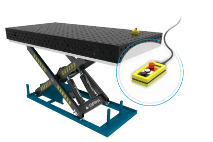 XWT 2400x1200 00 000 Podnosnk nozycowy ze stolem 2400x1200.1909pilot 1600